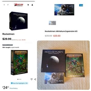 Warhammer 40K Space Marine Adventures Labyrinth of the Necrons + Rocketmen